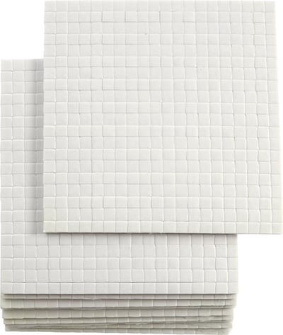10 Cards & Crafts Dubbelzijdige Foamblokjes - 10 x 400 blokjes 1,0mm dik - 5x5mm