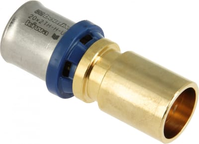 Bonfix Alu-pers messing persfitting insteekkoppeling verloop 20 x 22mm MF