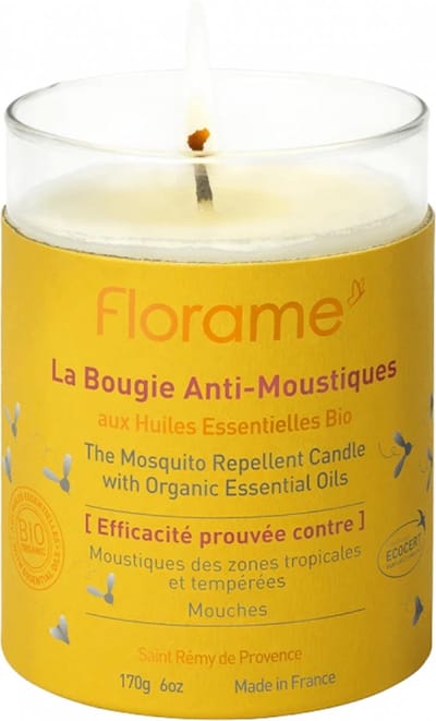 Biologische muggenwerende kaars 170 g|Organic mosquito repellent candle 170 g|Bougie anti-moustiques BIO 170 g