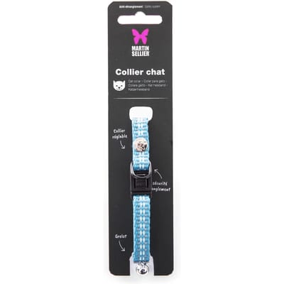 Kattenhalsband nylon Martin Sellier Safety
