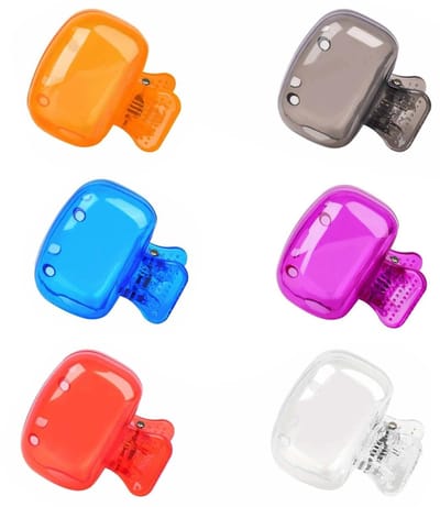 Dailygoods- Tandenborstelafdekking 6 Stuks - Tandenborstelkap - Tandenborstelbeschermkap - Reisbescherming - Kunststof Borstelhouder - Ventilatieopeningen voor optimale hygiëne