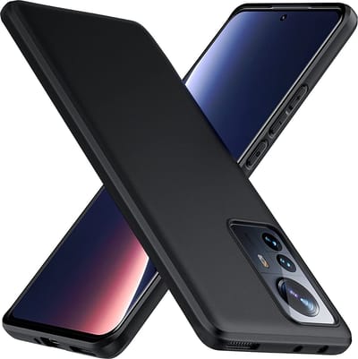 Hoesje Geschikt voor: Xiaomi 12 Pro Silicone - Zwart - ZT Accessoires