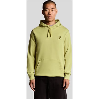 Lyle & Scott Loopback katoenen hoodie - geel