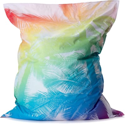 XXL Zitzak - Zitkussen Fauteuil - Binnen en buiten - Tropisch Regenboog Design - 140 x 180 cm - Geel