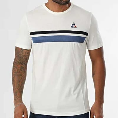 Le Coq Sportif Heritage Sp N°2 T-shirt Met Korte Mouwen Wit S Man