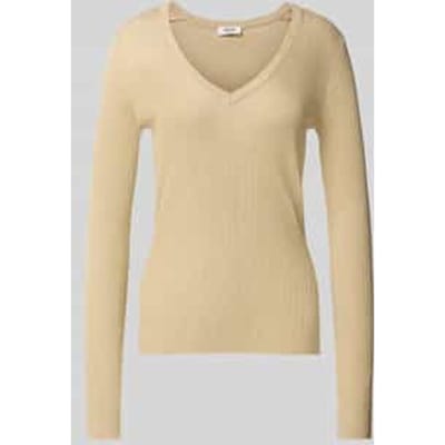 Slim fit pullover van viscosemix model 'Maglia'