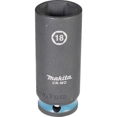 Makita E-16352 Impact Black Krachtdop 3/8 | 18 x 63 mm