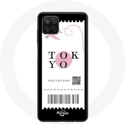 Samsung Galaxy A12 hoesje Tokyo vliegticket