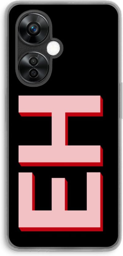 Gepersonaliseerd - Case Company® - Hoesje geschikt voor OnePlus Nord CE 3 Lite hoesje - Monogram - Soft Cover Telefoonhoesje - Bescherming aan alle Kanten en Schermrand