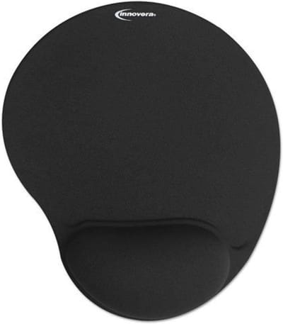 Muismat Zwart - Rubber, Uniform, 264 mm x 225 mm