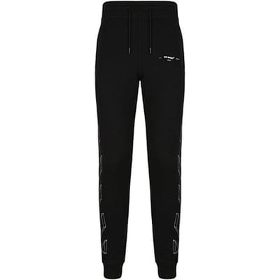 Off-White 3D Print Joggingbroek Zwart Heren Onderkleding OMCH008E181920121001 XXS white
