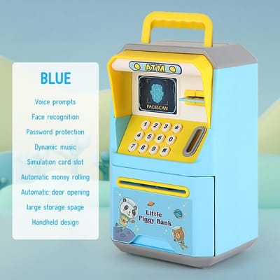 NIEUWE Cartoon Geldautomaat Spaarpot Speelgoed Voor Kinderen Elektronische Grote Spaarpot Sparen Wachtwoord Digitaal Vingerafdruk Ontgrendelen