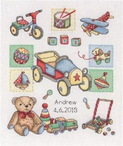 Boy Birth  Aida Anchor Telpakket ACS39