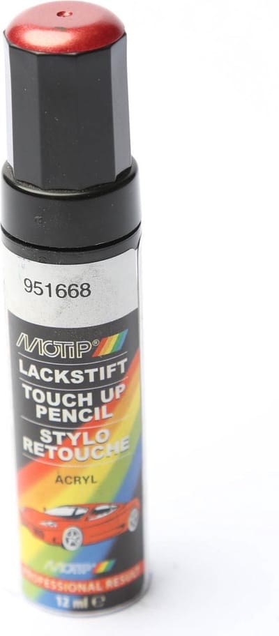 Motip 951668 - Auto lakstift - Rood Metallic - 12 ml