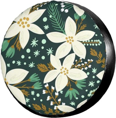 Reservewielhoes - Bandenhoes Wieltas - Bescherming Banden - Bloemenpatroon - 14-17 inch - Multicolor