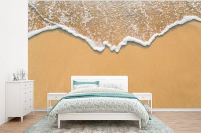 Behang - Fotobehang Strand - Zomer - Zee - Breedte 400 cm x hoogte 300 cm