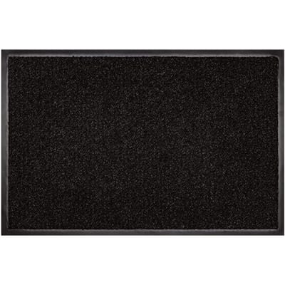 Hamat Portal Zwart 90 x 150 cm - Schoonloopmat - Deurmat Binnen - Antislip - Econyl - 7,5 mm