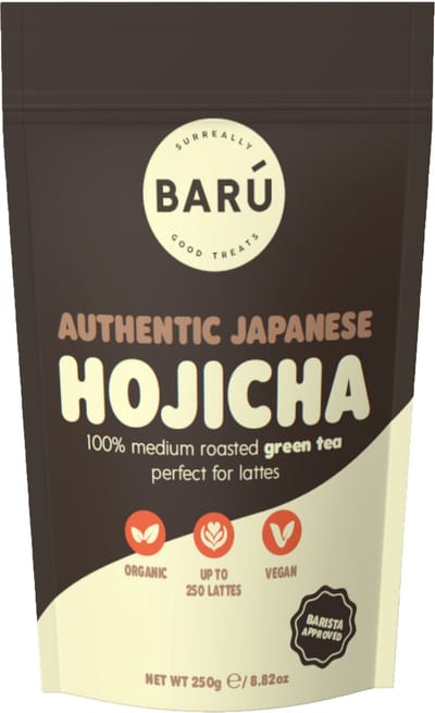 Barú Vegan Premium Barista Hojicha Latte Poeder (50g)