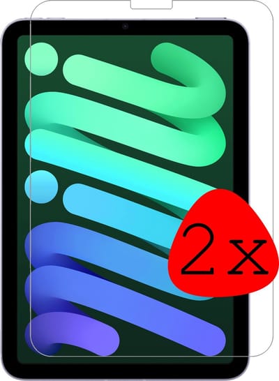 Screenprotector - 2 Stuks Geschikt voor Apple iPad Mini 6 (2021) - 8.3 inch - 6e Generatie - Extra Sterk - Beschermglas - Gehard Glas - Tempered Glass - Screen Protector