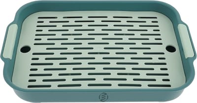 Equivera Konijnentoilet Rechthoek - Konijnentoilet - Dieren Wc - Dierentoilet - Huisdiertoilet - Konijnen Wc - Knaagdiertoilet - Urinepan - Konijn
