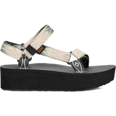 Teva Flatform Univeral Sunscape Sandalen - Dames - Zwart - Maat 38