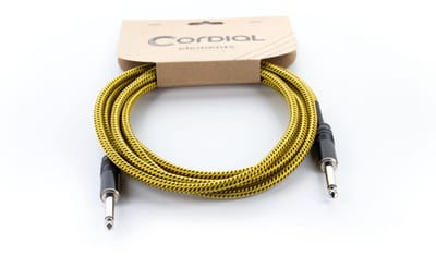 Cordial EI 5 PP-TWEED-YE Instrumentkabel 5 m - Instrumentenkabel