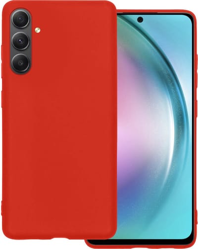 Hoesje Geschikt voor Samsung Galaxy A54 - Sterk & Shockproof - Hoes Cover - Siliconen Case - Rood