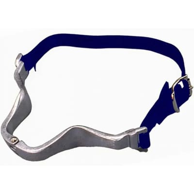 Nylon en aluminium anti-aashalsband voor paarden Tattini