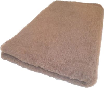 Vetbed - Lichtbruin Effen - Latex Anti-Slip