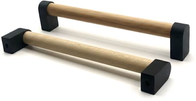 Home 3D® - Handgrepen Zwart - 2 Stuks - 160mm – Beukenhout – Gemaakt in Nederland – Inclusief Schroeven - Voor Keuken, Kast en Meubel