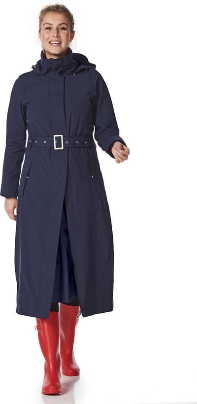 Happy Rainy Days Lange Regenjas Dames Toronto Donkerblauw