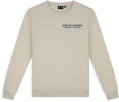 Ballin Amsterdam - Heren Regular fit Sweaters Crewneck LS - Taupe - Maat XS