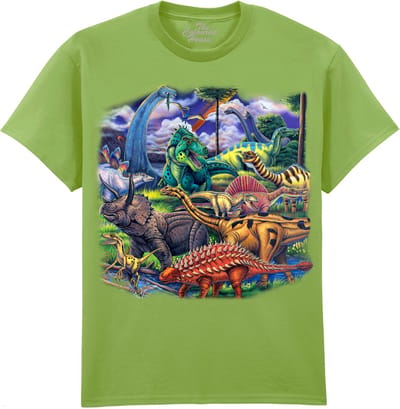 Dinosaurus Dinosaur Friends The Coloured House T-shirt M