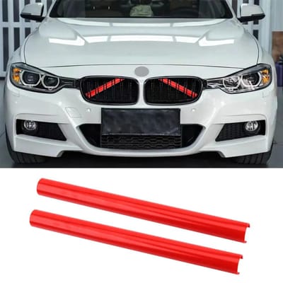Bandes de Garniture de Calandre Avant Style M Sport Cadre Couvercle Autocollants Pour Bmw F20 F21 F22 F23 F30 F31 F32 F33 F44 F45 F46 G11 G12 G20 G21