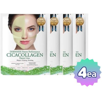 [DERMAFIX] Patent Performance Collageen Masker (23 g x 4 vellen) - 3 opties Cica Collagen