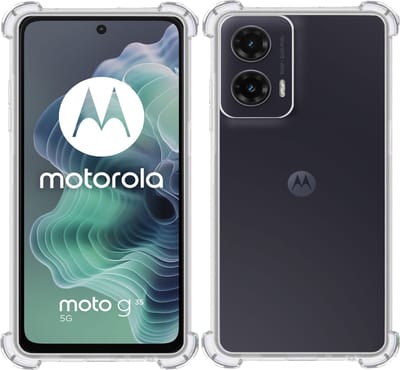 Hoesje geschikt voor Motorola Moto G35 – Extreme Shock Case – Case Transparant
