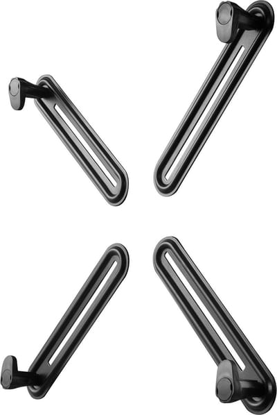 Maclean - Adapter voor schermen zonder VESA-standaard - 13"-27" - Max 8kg - Zwart