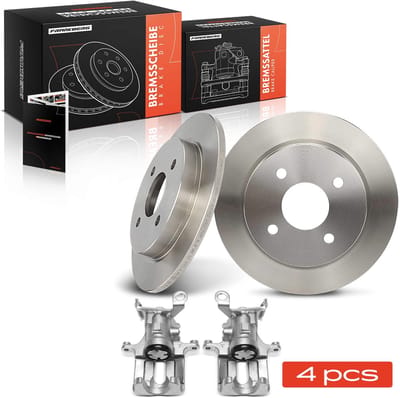 Frankberg 2x Remklauw+2x Remmen Achter voor FORD