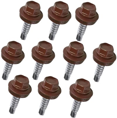 Zelfborende Schroeven - Metaalschroeven Dakgoot - Dakgoot Reparatie - Met EPDM Afdichtring - Ø 4.8 x 25 mm