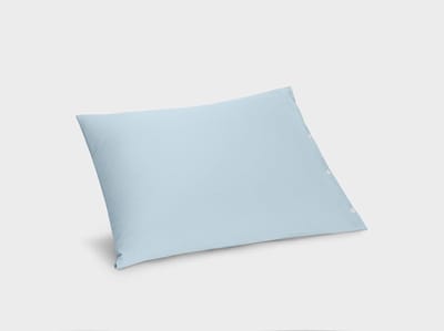 Yumeko kussensloop jersey fresh blauw 60x70 - Bio, eco & fairtrade - 1 stuk