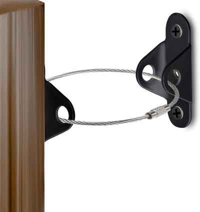 6-delige Meubelriem Set, Antikantel Meubelbanden voor Veiligheid, Bescherming tegen Omvallen van Meubels voor Kinderen en Huisdieren (Zwart)