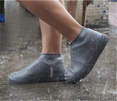 Doodadeals® - Overschoenen Waterdicht – Zwembad – Schoenhoesjes – Schoenovertrek Herbruikbaar – Siliconen – Grijs – Maat L 40/46