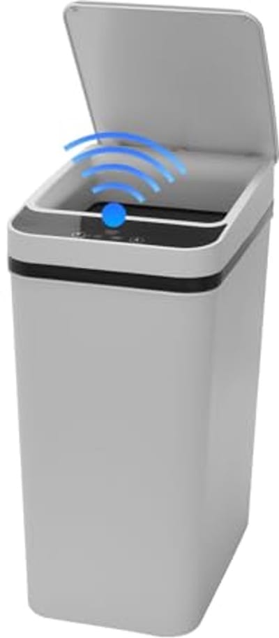 Intelligente Vuilnisbak 8L met Sensor - Contactloze en Slanke Afvalbak voor Keuken en Kantoor