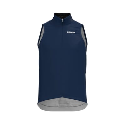 BIORACER Icon - Wind Body Tussenseizoen - Heren - Misty Nautica - Winddicht & Thermisch - Maat S