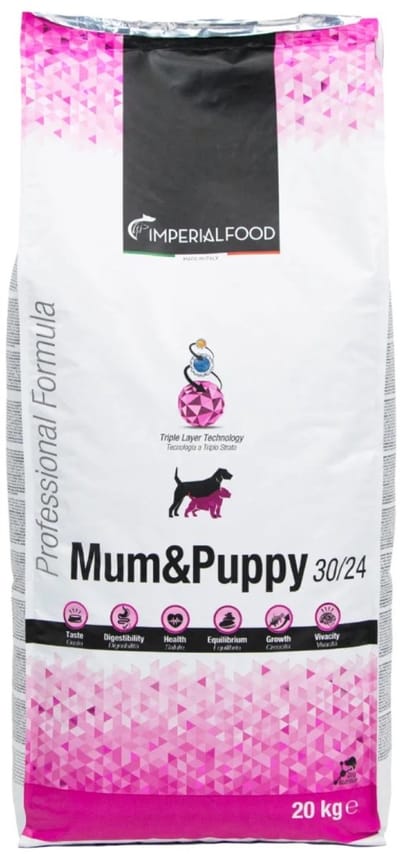 Mum&Puppy (30/24) – voor de drachtige en lacterende teef | SuperPremium | 20KG