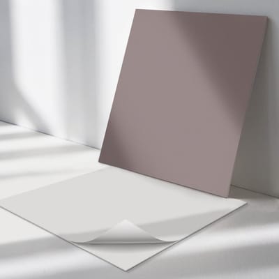 Wallfluent Vinyl Tegels - Kleur Beige Zelfklevende Vinyltegels - 30 cm x 30 cm - Uniform Vinyl Tegels - 9 stuks - Vierkant PVC Tegels - Patroon Plaktegels - Vloer Tegels PVC - Plaktegels Keuken en Badkamer