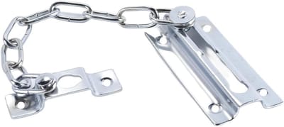 Deurketting Slot - Veiligheidsgrendel Deur - Extra Beveiliging - Gedeeltelijke Deuropening - 85 mm - Zilver
