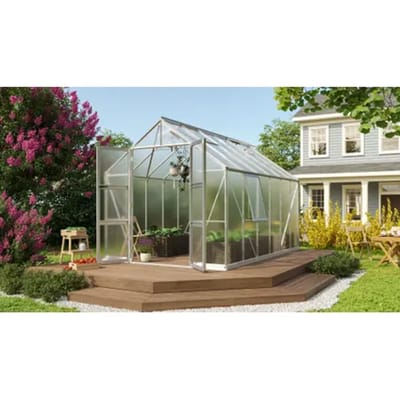 Vitavia Tuinkas Olymp 9900 - Polycarbonaat 6mm - Aluminium - 257x387x254cm