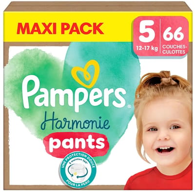 Pampers Harmonie Pants Maat 5 – 12-17 kg – 66 Luierbroekjes – Maxi Pack