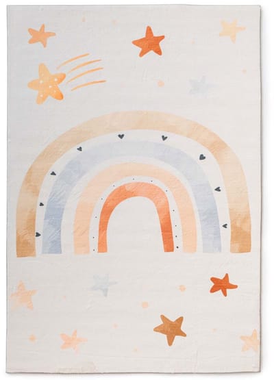 Kindervloerkleed regenboog - Fluffito Rainbow multi 200x290 cm